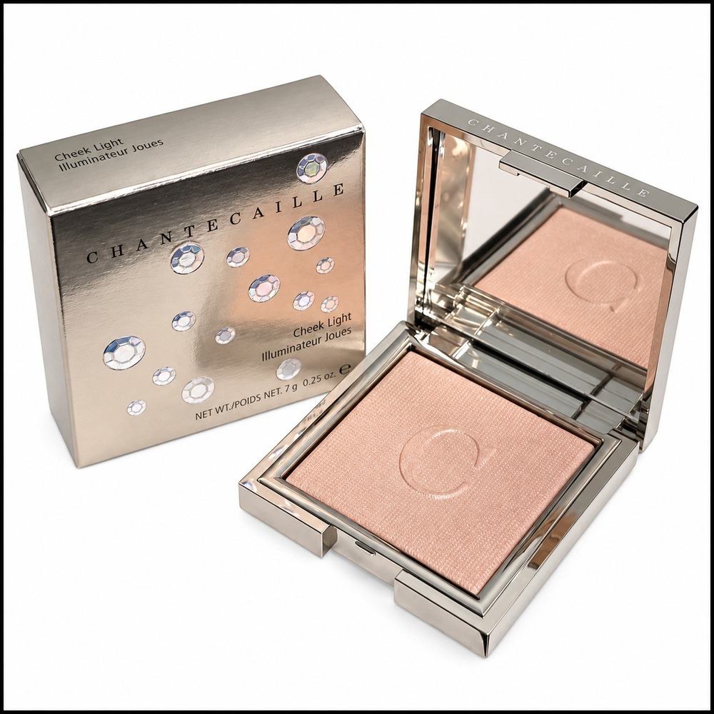 Chantecaille Cheek Light Illuminateur Joues Crystal Compact Highlighter 7g NEW